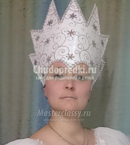 Новогодняя корона своими руками