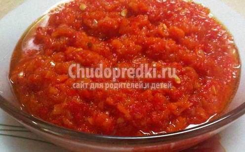 Рецепты аджики из помидоров и чеснока: ТОП-10 с фото