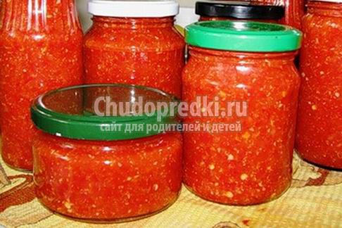 Хрен с помидорами и чесноком: популярные рецепты с фото