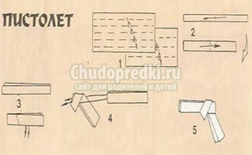 Как сделать пистолет из дерева Как сделать пистолет из дерева