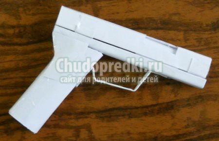Как сделать из бумаги пистолет? Мастер-классы с фото