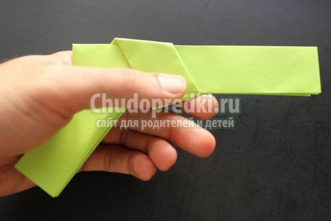 Как сделать из бумаги пистолет? Мастер-классы с фото