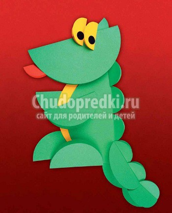 Аппликация из фигур