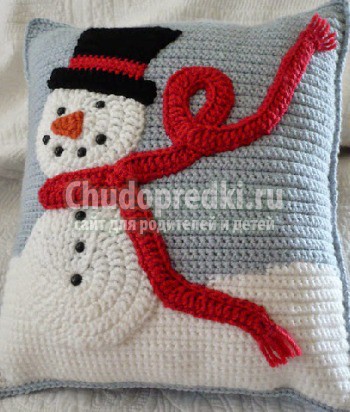 Снеговик крючком Снеговик крючком