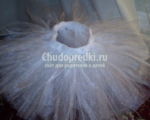 Новогодний костюм снежинки для девочки