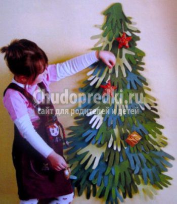 Большая елка своими руками