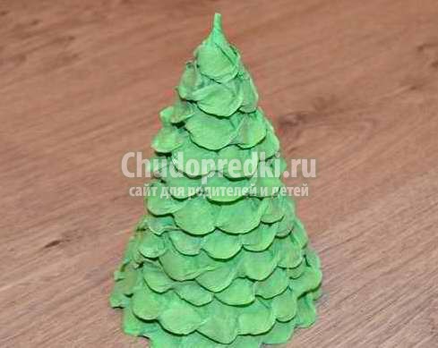 Елка из бумаги своими руками. Отличные идеи для детского творчества