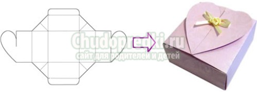 Как сделать коробочку из бумаги