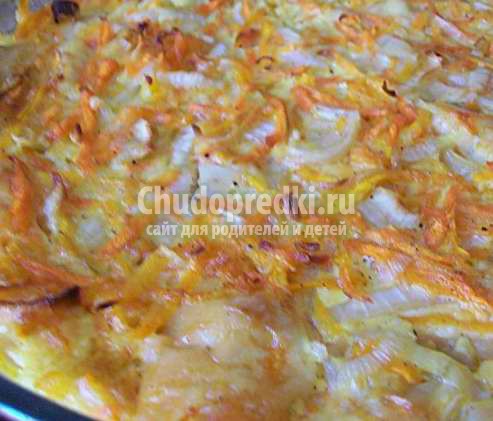 Рыба с овощами - полезно и вкусно