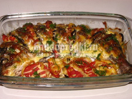 Рыба с овощами - полезно и вкусно