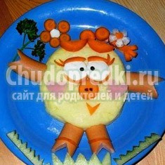 Украшения из овощей и фруктов для детского стола