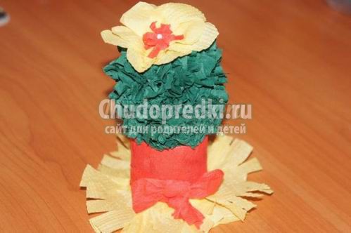 Объемные цветы из бумаги: описание схем и фото