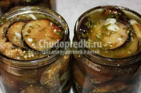 Баклажан с чесноком на зиму: подробные рецепты с фото