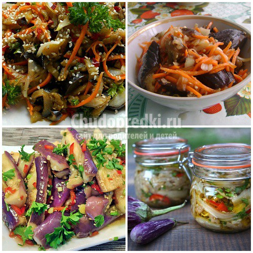 Баклажаны по-корейски. Самые вкусные рецепты на зиму