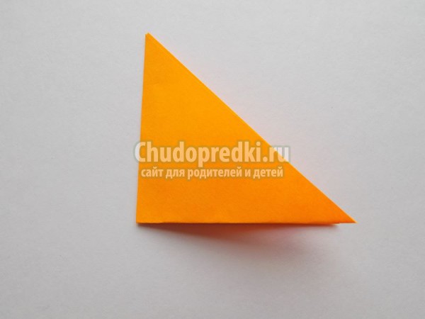 3D осенний лист из бумаги