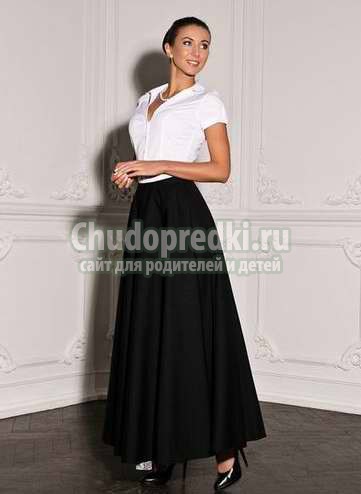 Фасоны длинной юбки и особенности фигуры