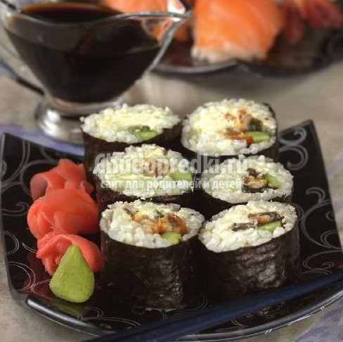 Cуши с копченым угрем. Самые вкусные рецепты