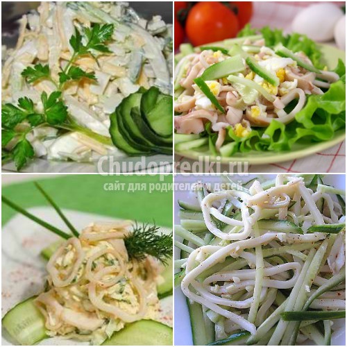 Салаты с огурцами свежими. Вкусные весенние рецепты