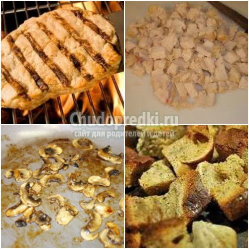 Салат Цезарь с курицей: пошаговые рецепты с фото