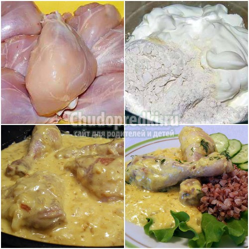 Курица в сливочном соусе: готовим вкусно и полезно