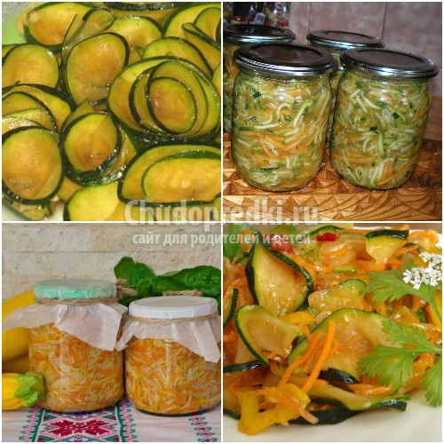 Кабачки по-корейски на зиму: золотые рецепты с фото