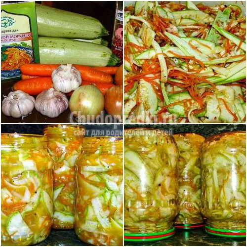 Кабачки по-корейски на зиму: золотые рецепты с фото