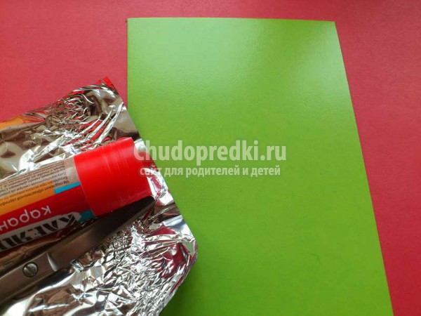 Аппликация для детей из фольги