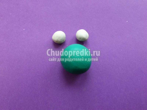 Лягушонок из пластилина