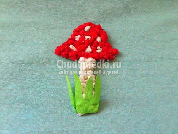 Поделки из бумаги: грибы