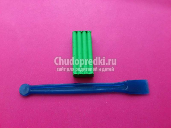осьминог из пластилина