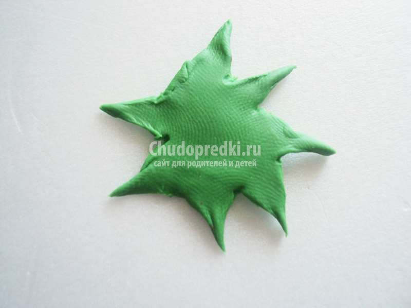 малина из пластилина