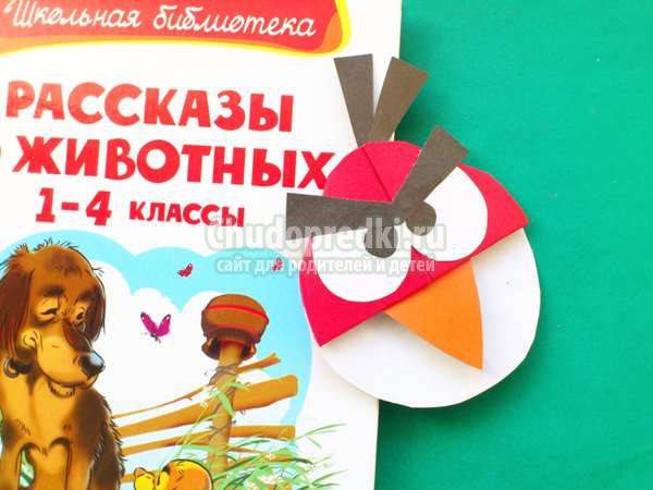 Энгри Бердз закладка уголок