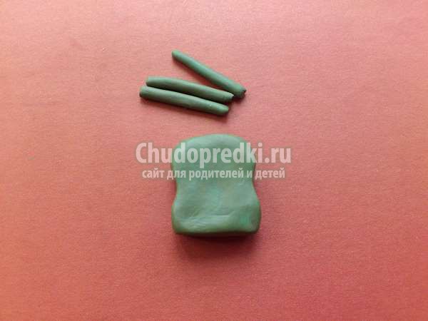 Стул из пластилина