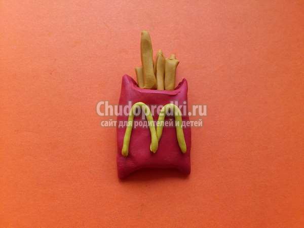 еда для кукол из пластилина