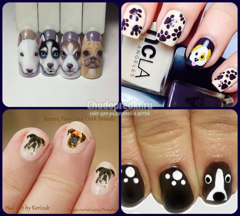 ноаогодний маникюр 2018
