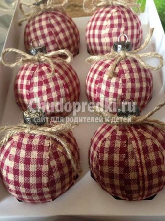 Елочные шары своими руками