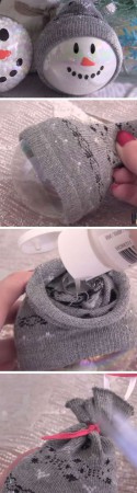 как сделать елочный шар