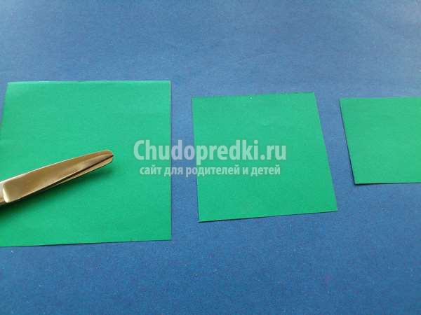 новогодняя открытка из бумаги
