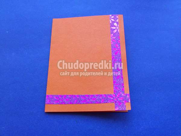 объемная новогодняя открытка