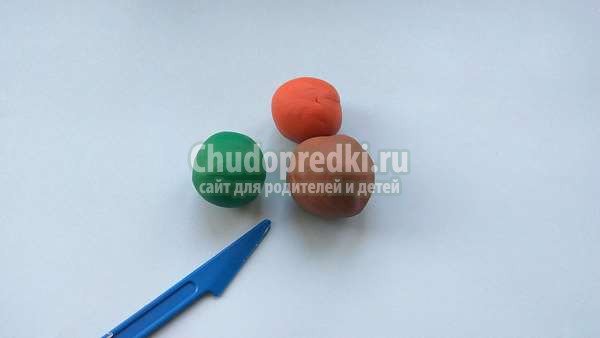 собака из пластилина