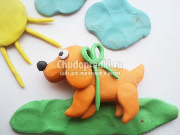 Детские поделки - символ года 2018