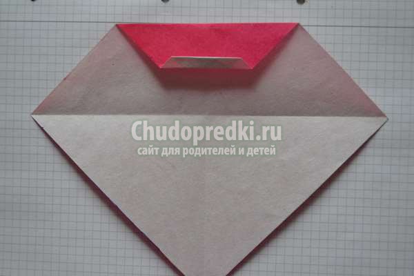 Снеговик оригами