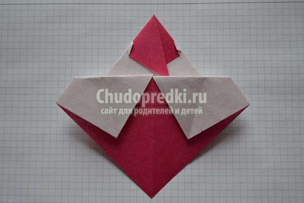 Снеговик оригами