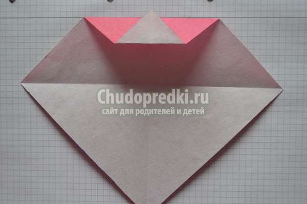 Снеговик оригами