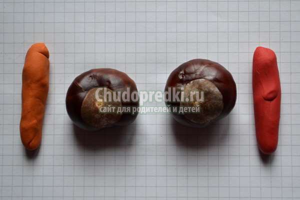 Улитки из каштанов
