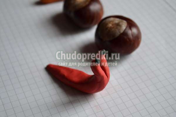 Улитки из каштанов