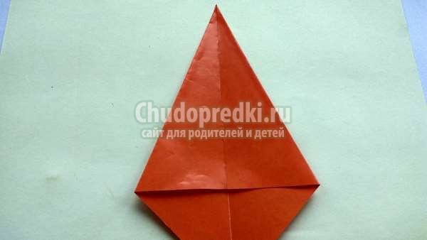 Собака оригами из бумаги