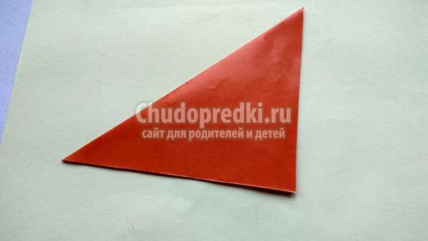 Собака оригами из бумаги
