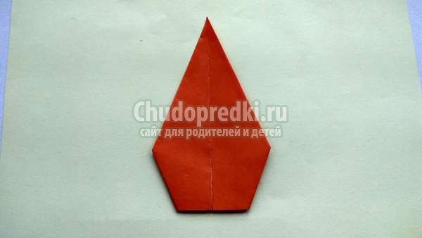 Собака оригами из бумаги
