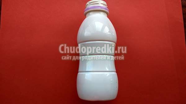 снеговик из пластиковой бутылки
